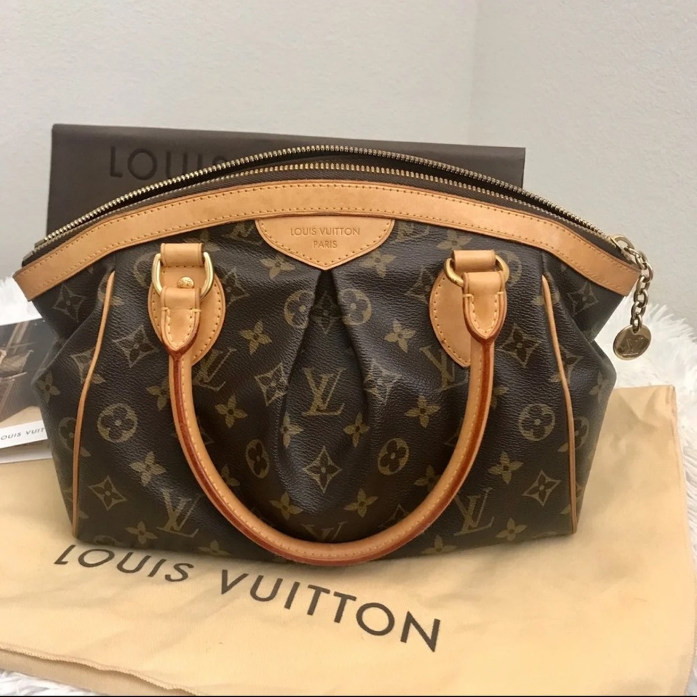Louis Vuitton Monogram Canvas Brown and Tan Satchel